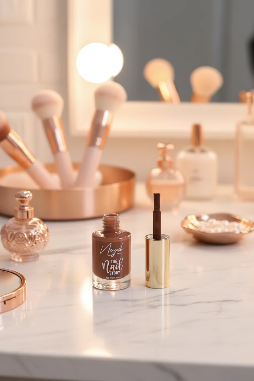 Neyah The Nail Story Nail Polish- 11ml (Gingerbread) - Image 5