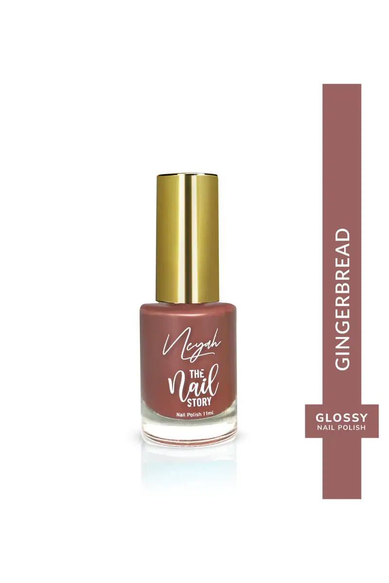 Neyah The Nail Story Nail Polish- 11ml (Gingerbread) - Image 7