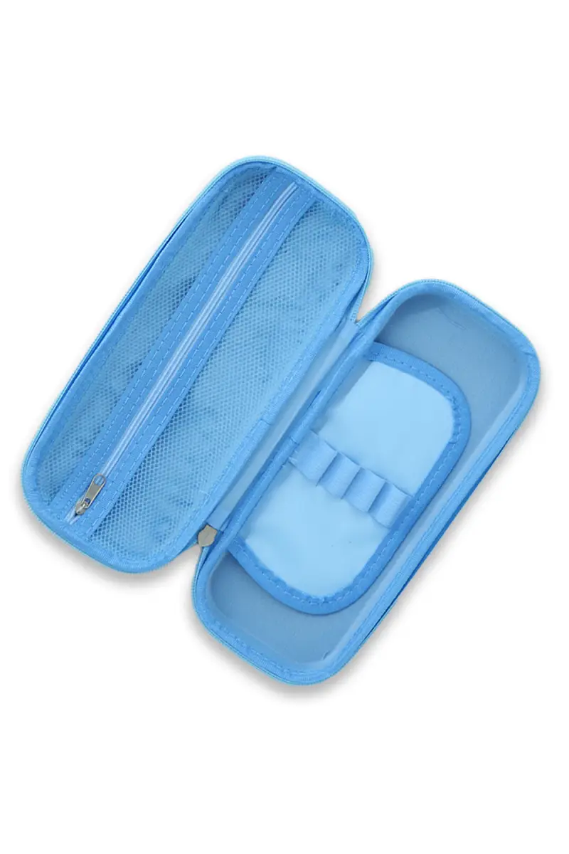 Dinosaur Printed EVA Pencil Case - Sky Blue - Image 3