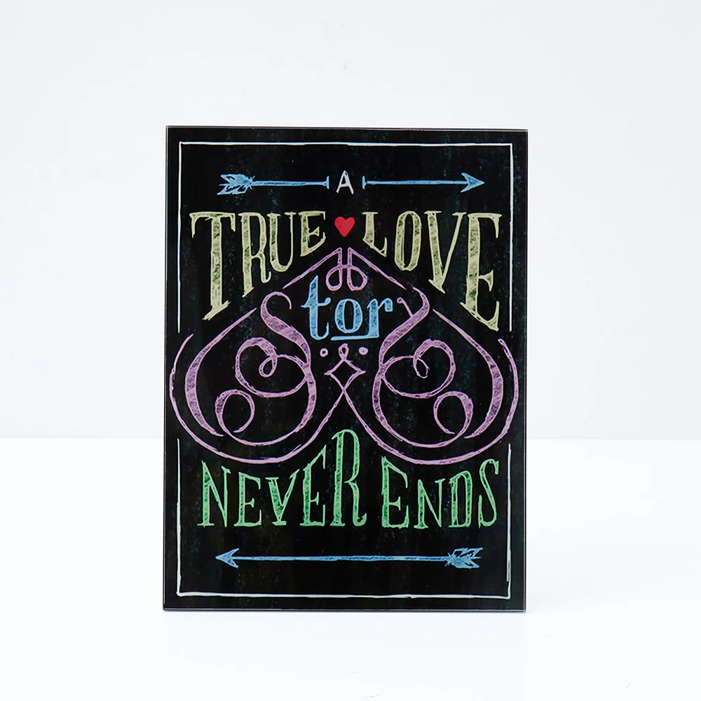 Archies A True Love Story Never Ends Wall Plaque - Image 2