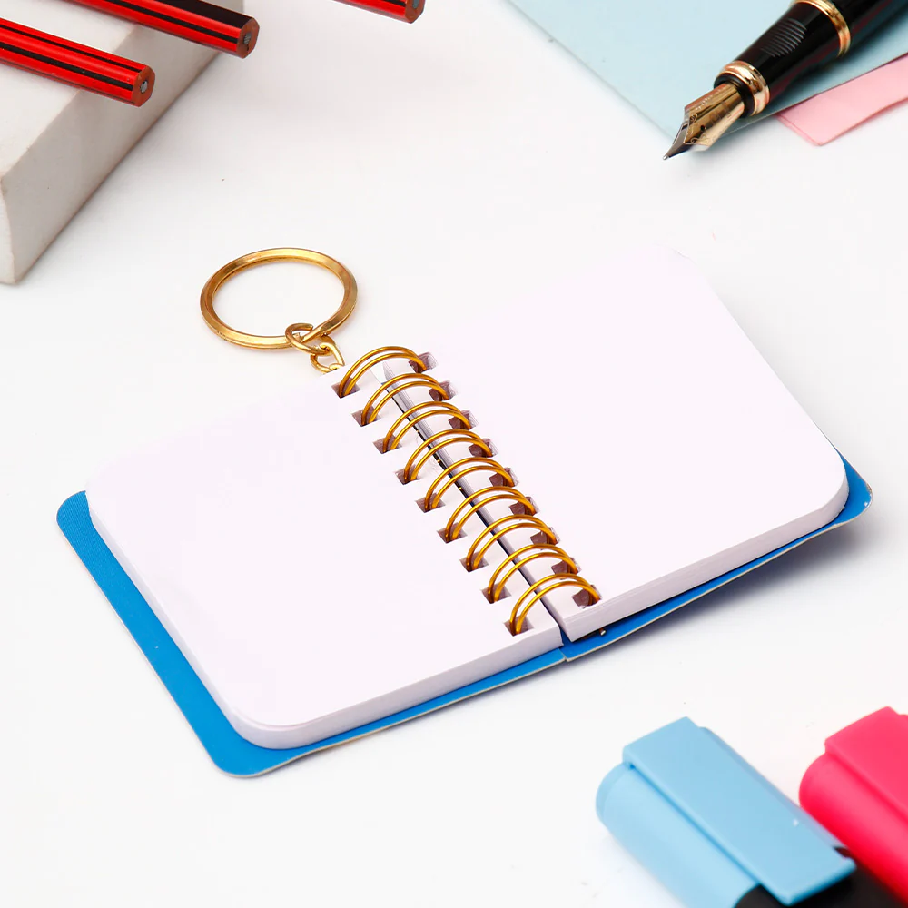 Archies Ama Giraffe Yellow & Blue Spiral Notebook Diary - Image 3