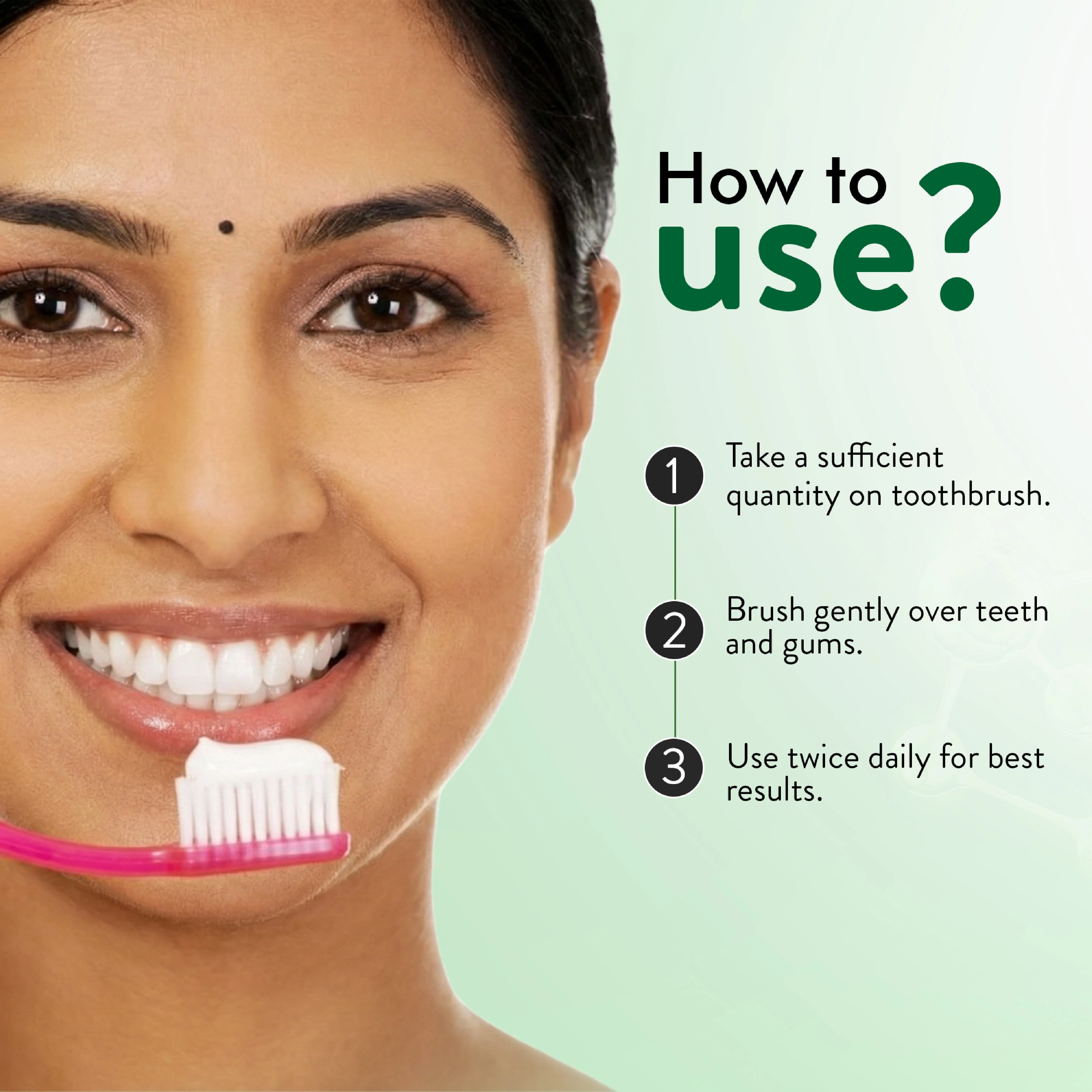 Ayurvedic Natural Whitening toothpaste Pack of 3 (100 gm) - Image 4