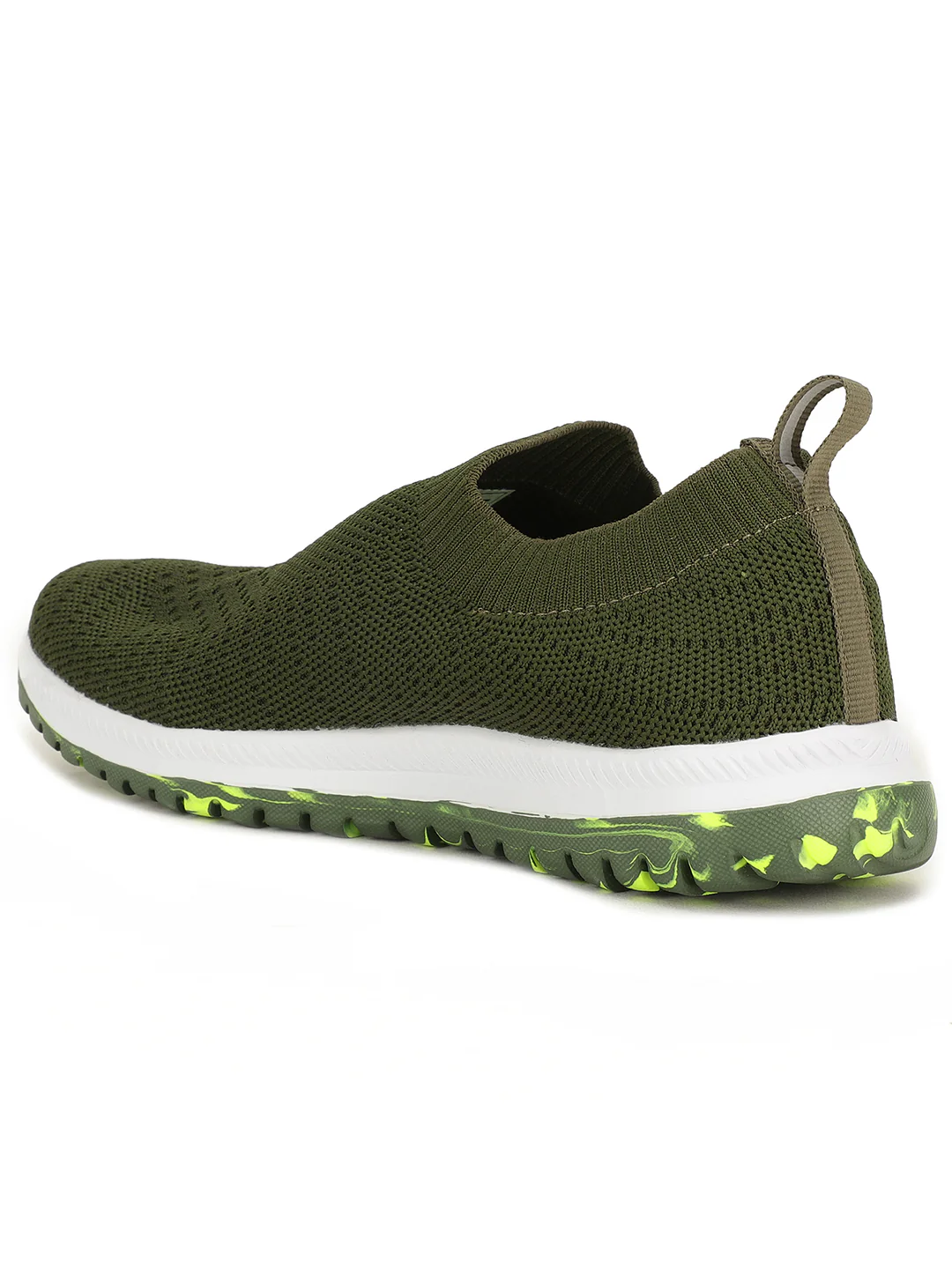 Bata Boy's Olive Casual Slip-on Shoes - Image 3