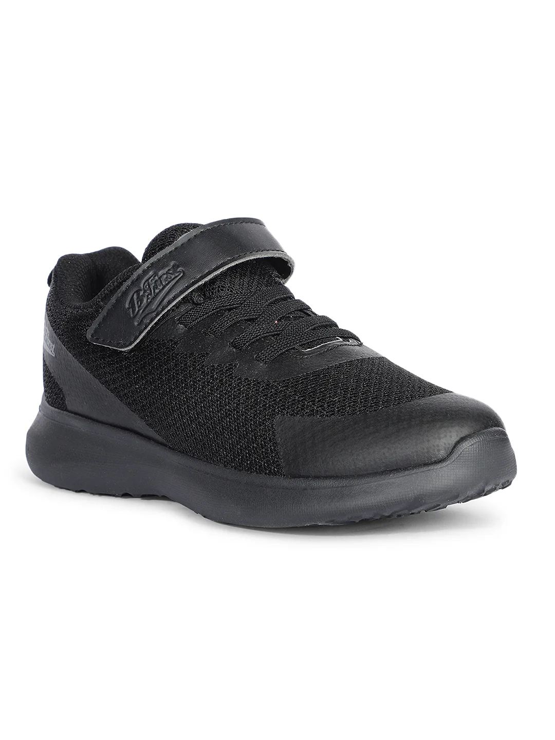 Bata Kids Unisex Black Velcro Strap School Shoes