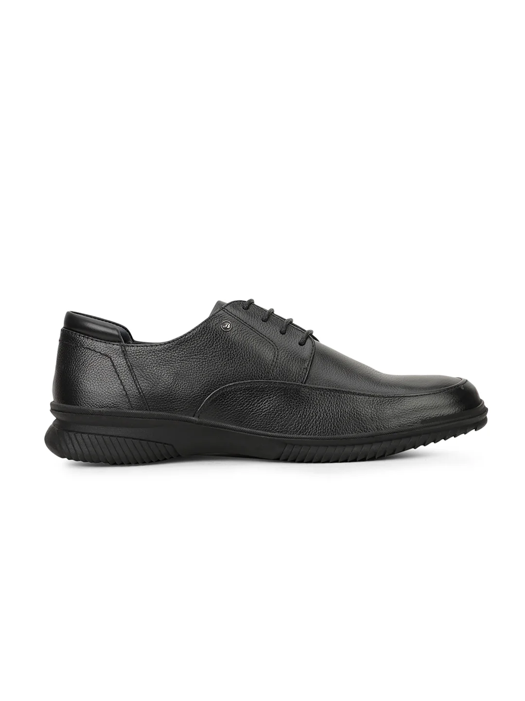 Bata Men Black Formal Lace-up Derby Shoes - Image 2