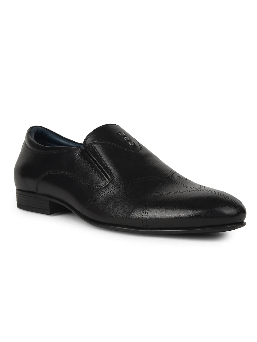 Bata Men Black Formal Slip-on Shoes