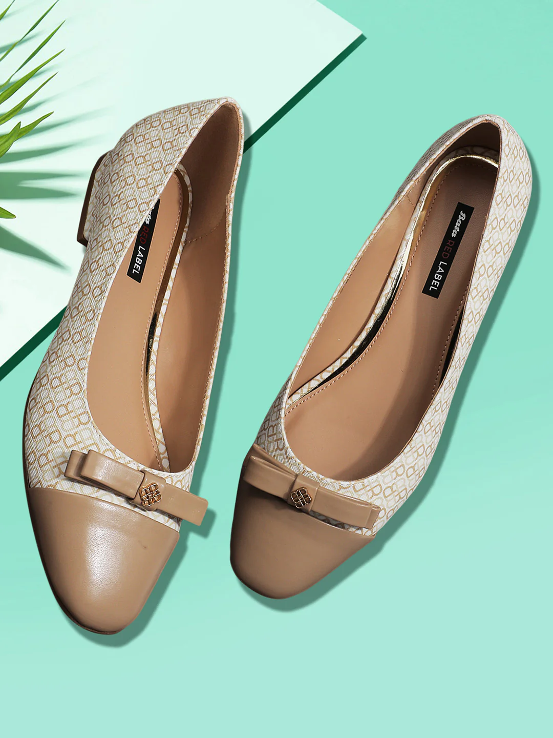 Bata Women Beige Casual Ballet Flat - Image 6