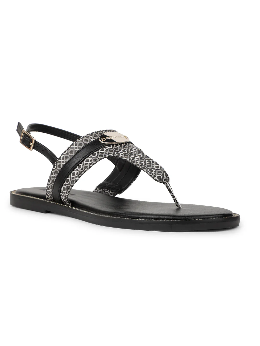Bata Women Black BackStrap Flat Sandal