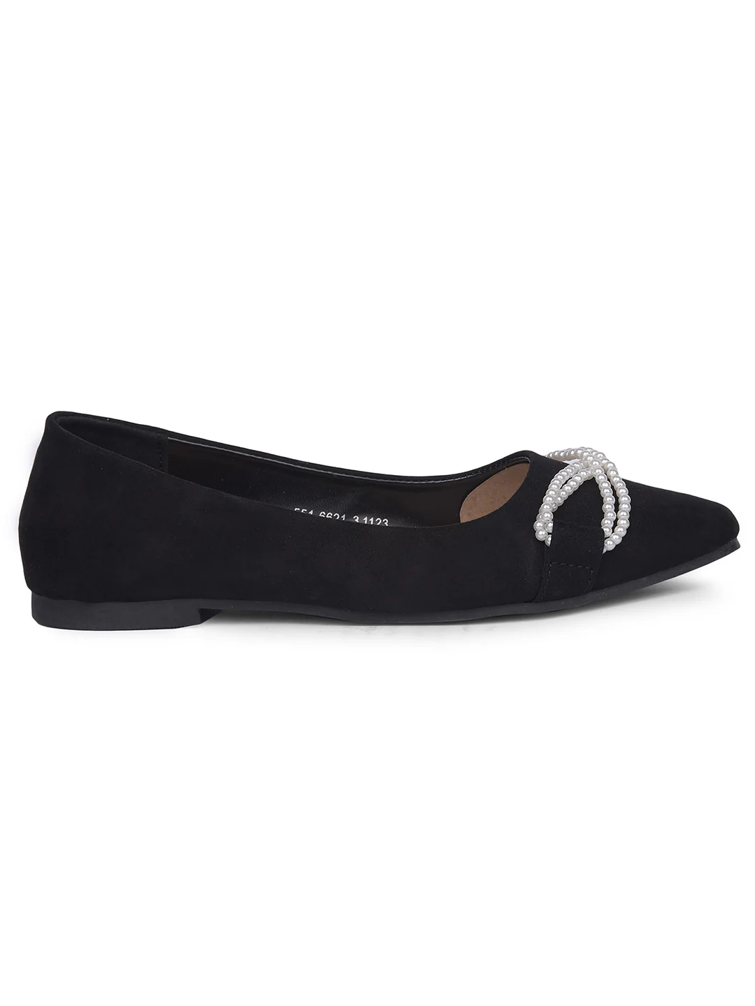 Bata Women Black Casual Ballet Flat - Image 2