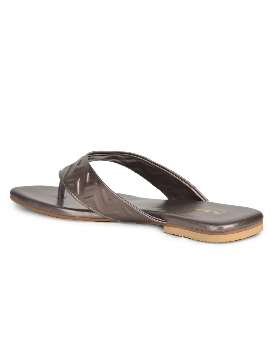 Bata Women Gunmetal Casual Thong Flats - Image 3