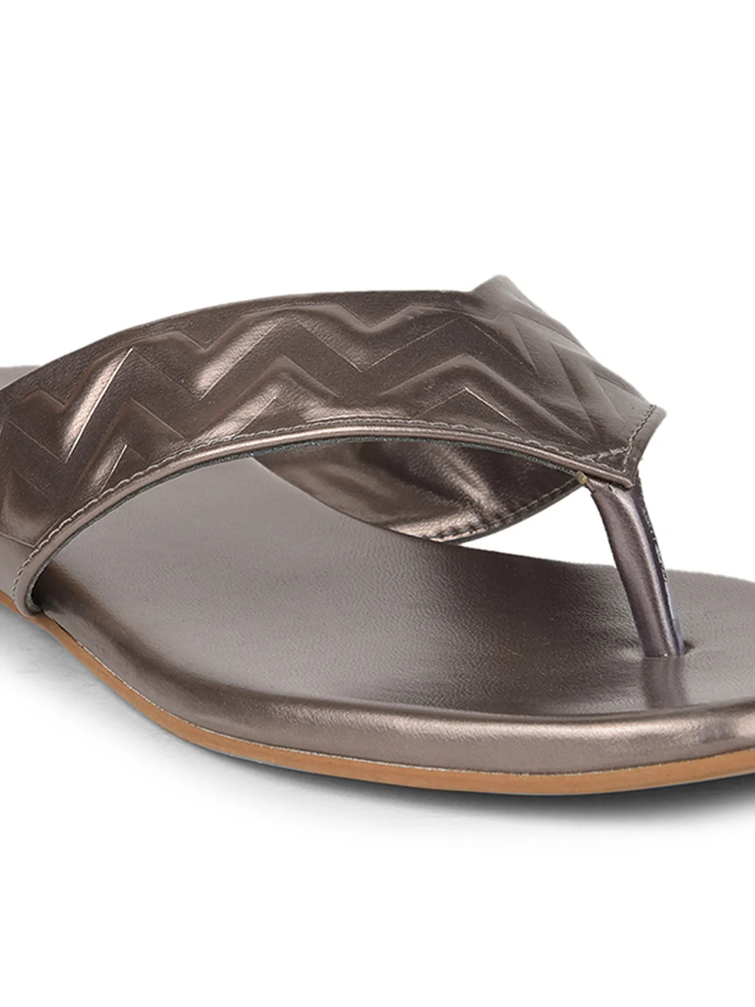 Bata Women Gunmetal Casual Thong Flats - Image 5