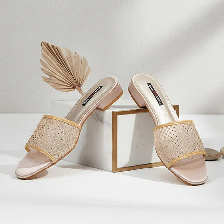 Bata Women Off White Block Heel Mule Sandal - Image 9