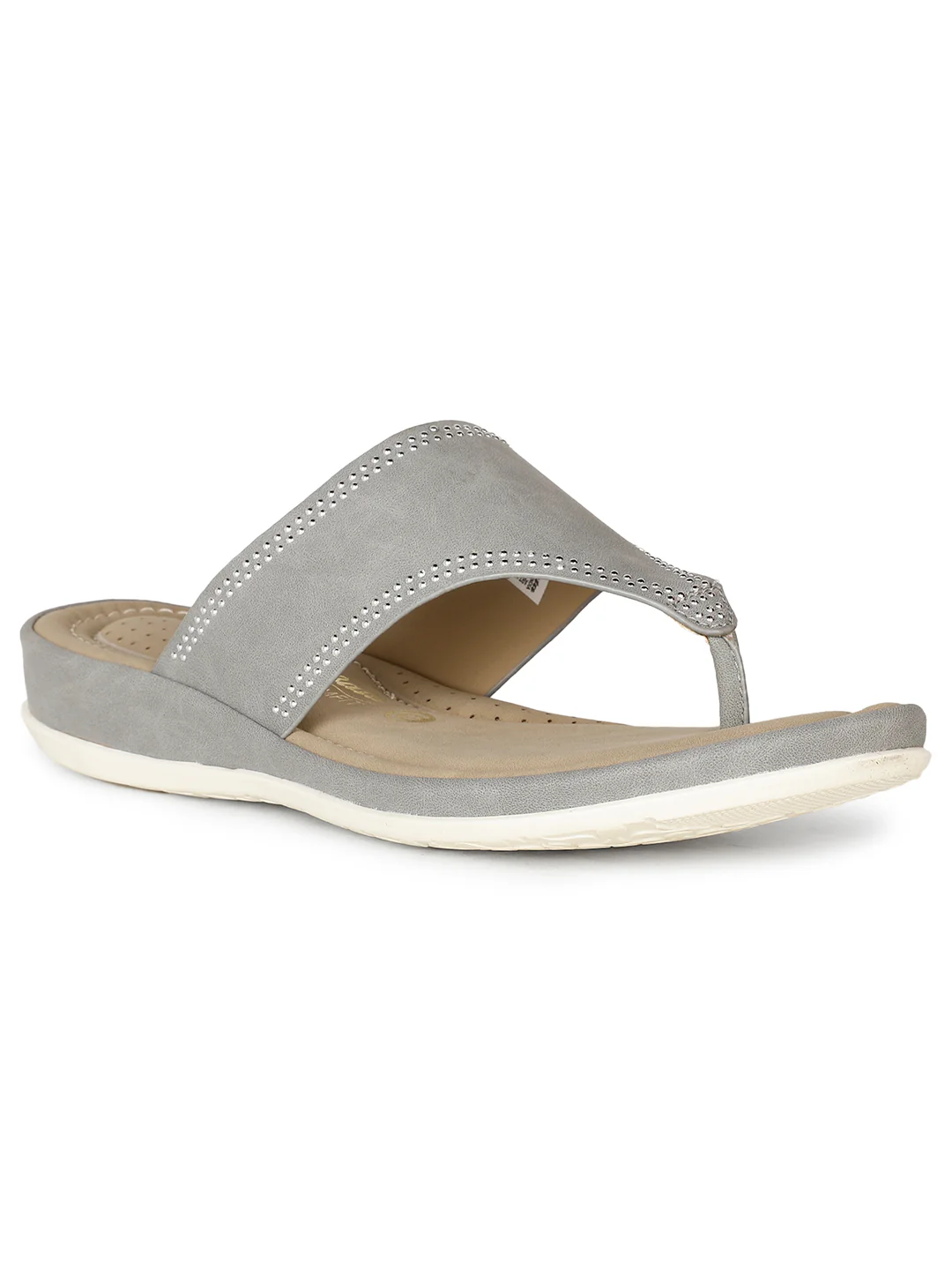 Bata Comfit Women's Light Blue Casual Thong Sandals - Image 2