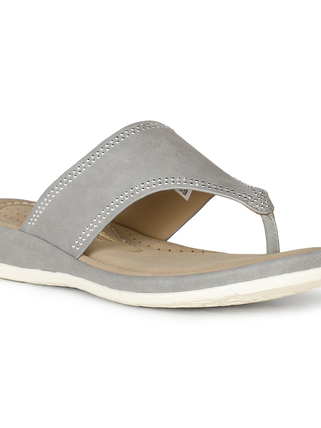 Bata Comfit Women's Light Blue Casual Thong Sandals - Image 5