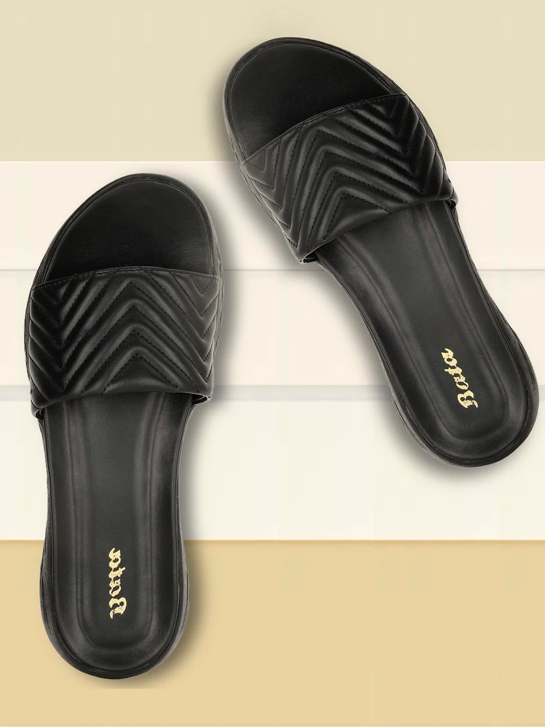 Bata Women's Black Casual Mule Slippers - Image 6