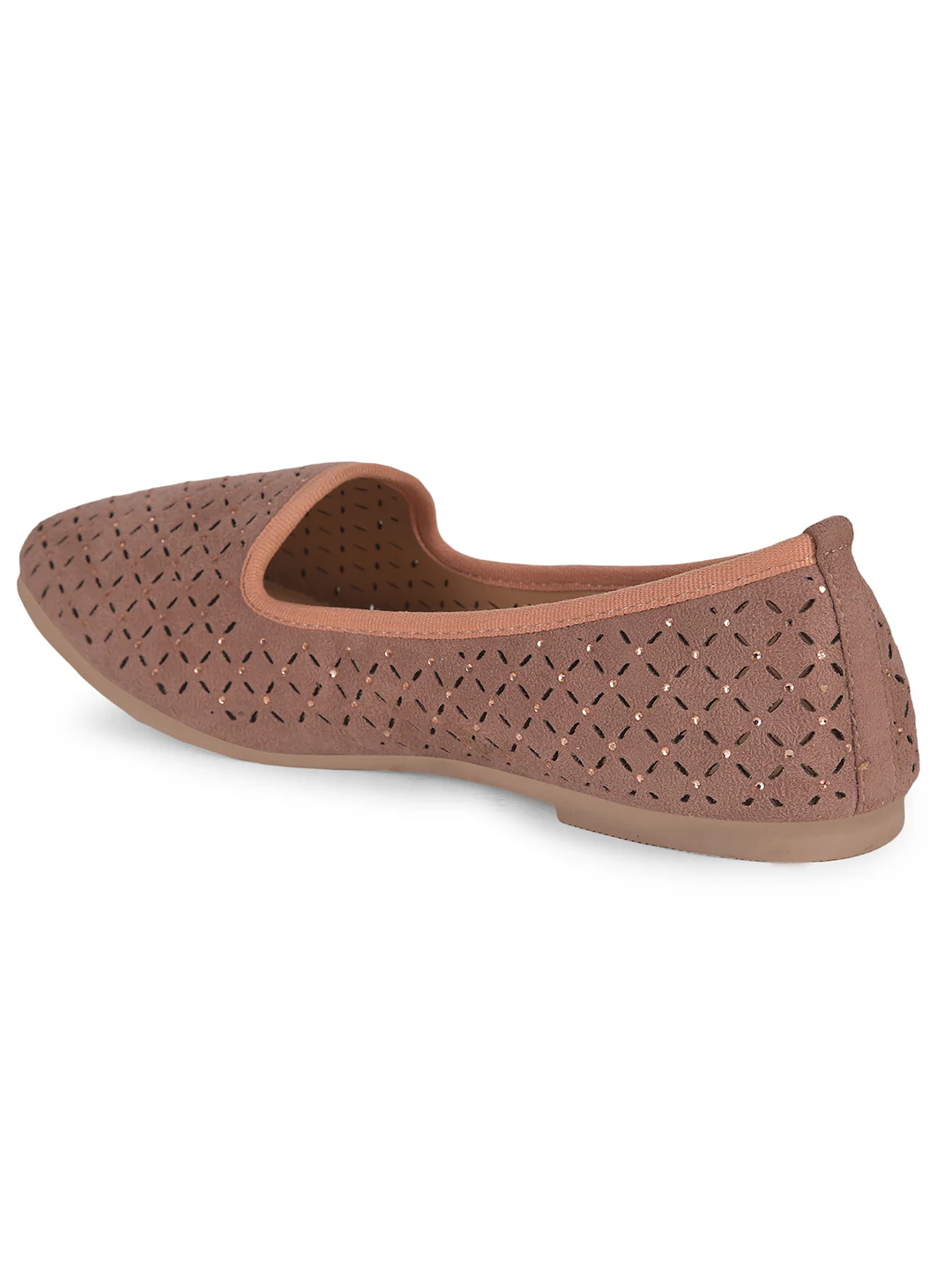 Bata Women's Nude Flat Ballerina Shoes - Image 3