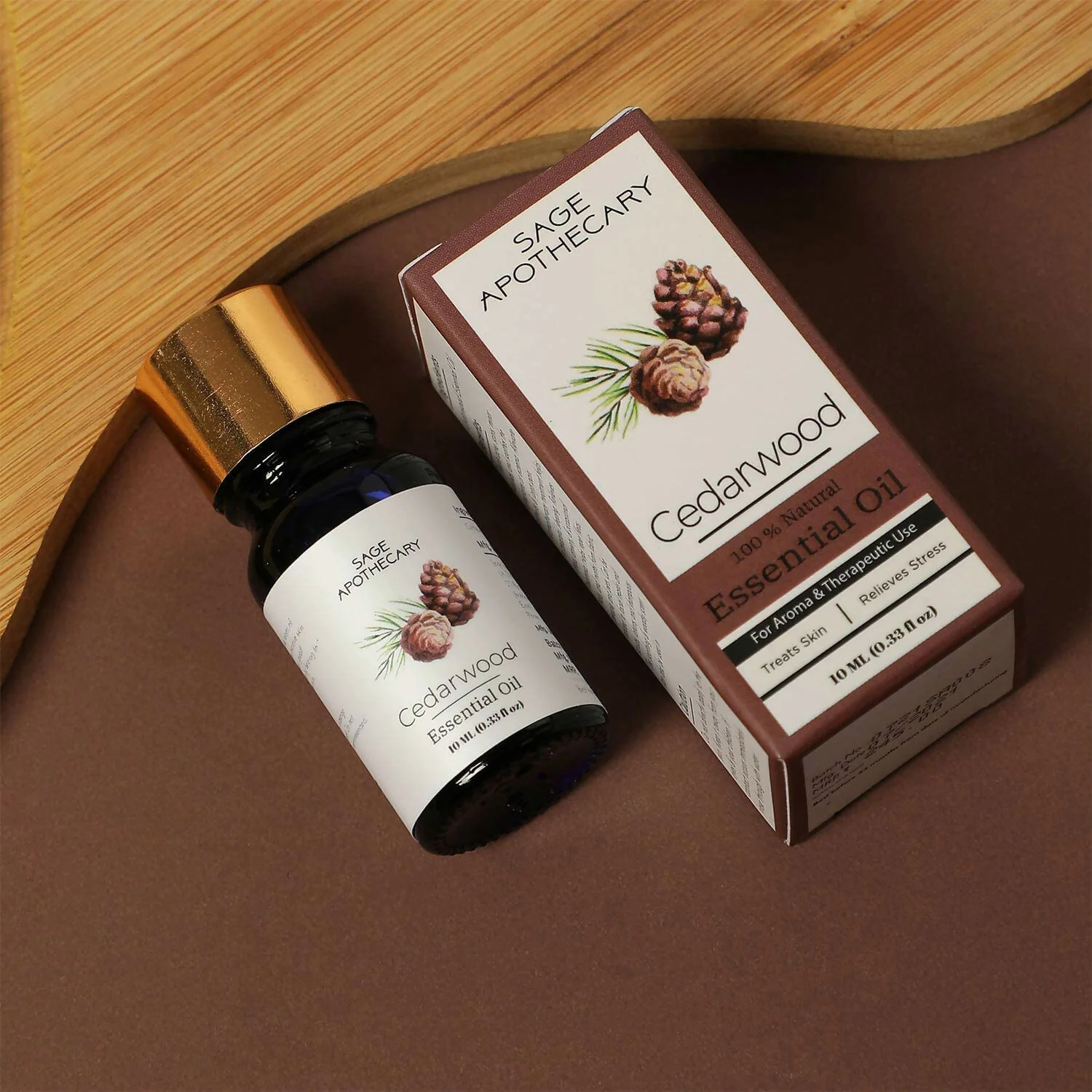 Bath Essential Oil Set Tea Tree, Cedarwood, Wintergreen & More (Set of 9, 10ml Each) - Image 3