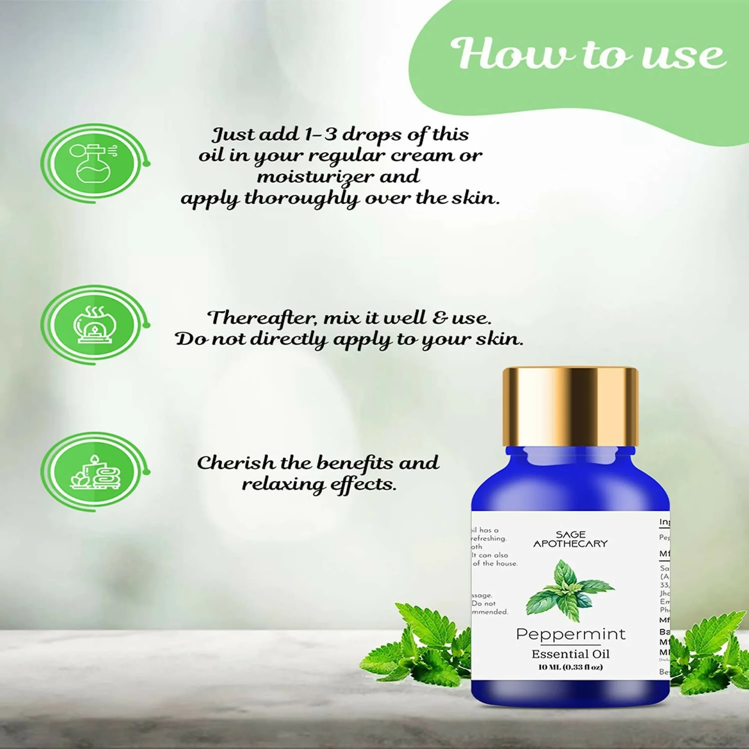 Bath Essential Oil Set Tea Tree, Cedarwood, Wintergreen & More (Set of 9, 10ml Each) - Image 7