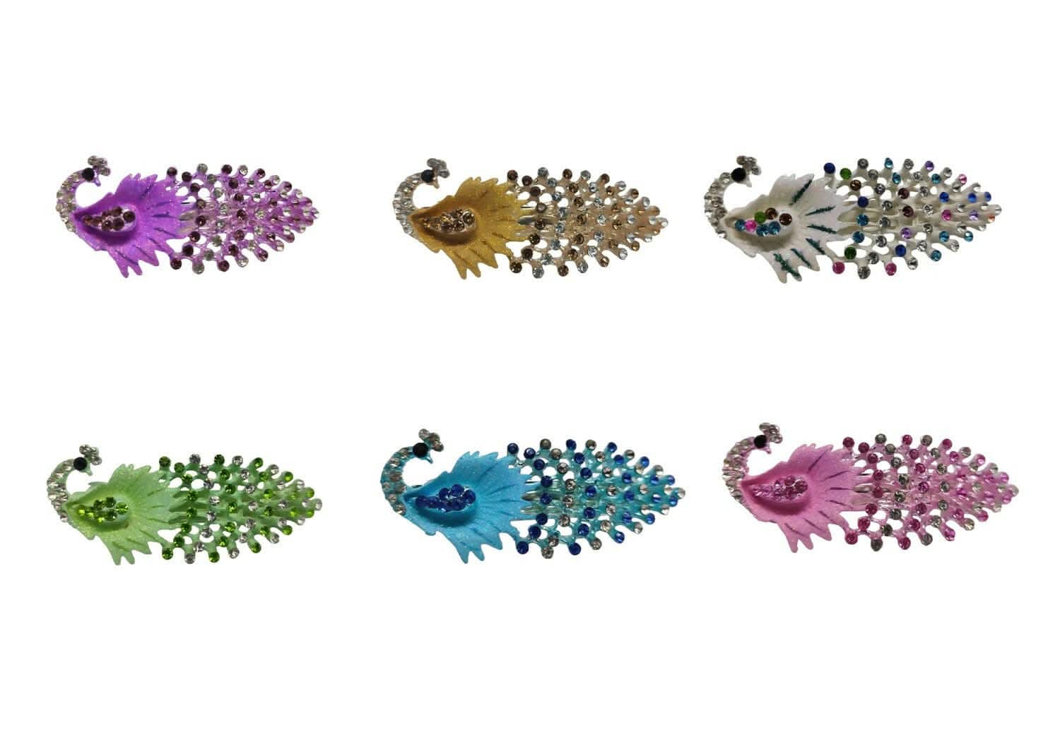 6-Piece Hair Clip Set for Women and Girls (Multi-color) - Image 2