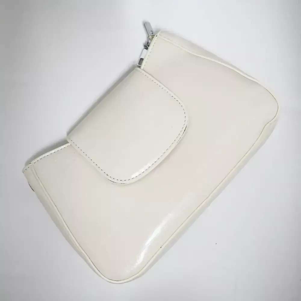Blush Braided Handle Shoulder Bag with Chain Detail - Image 8