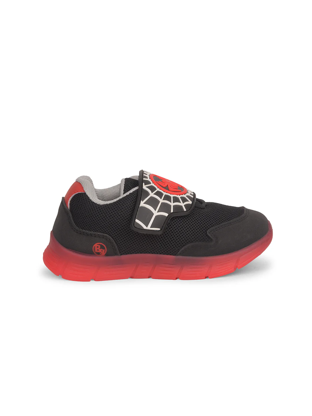 Bubblegummers Boy's Black Casual Velcro Strap Shoes - Image 2