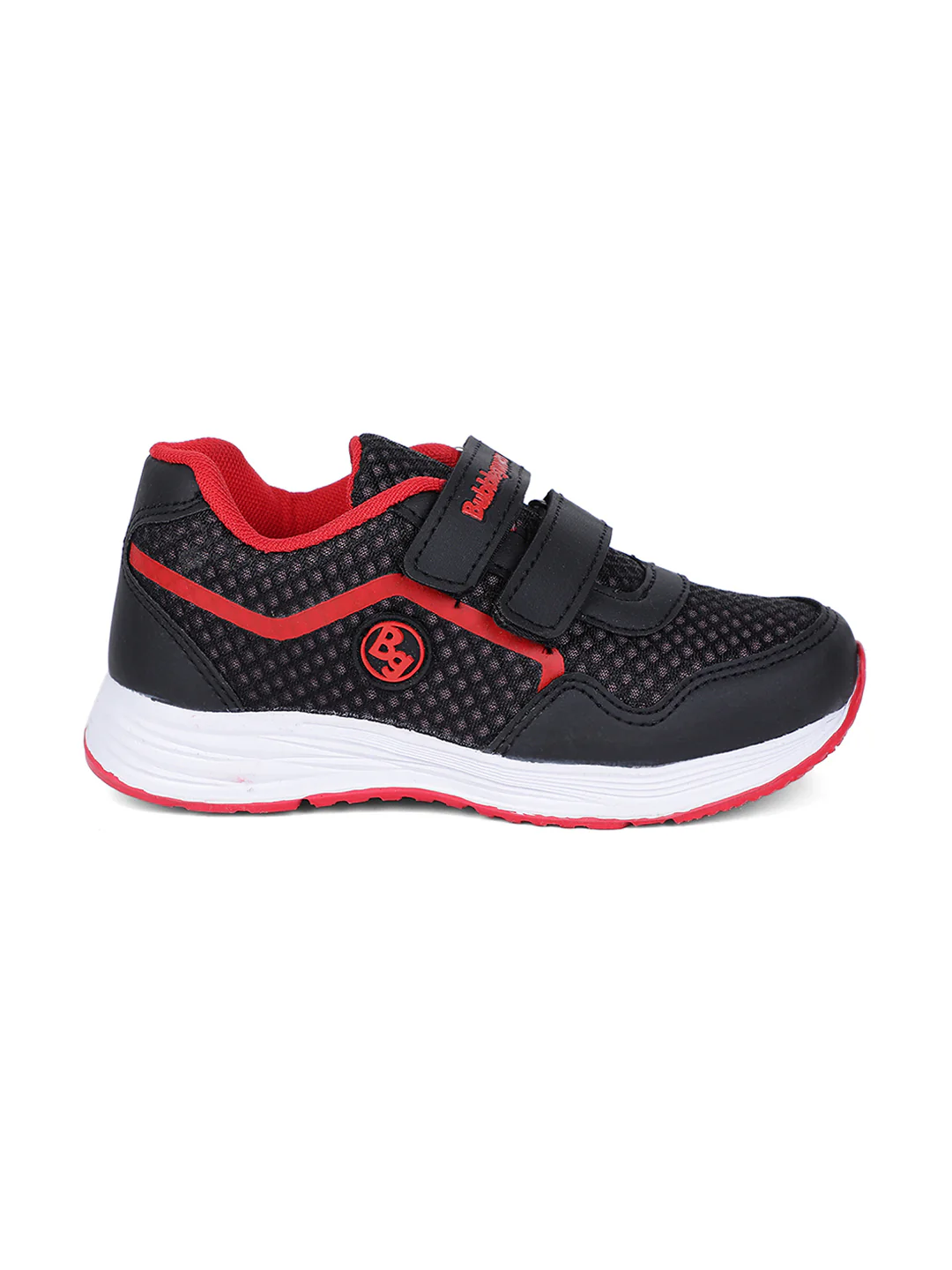 Bubblegummers Boy's Black Casual Velcro Strap Shoes - Image 3