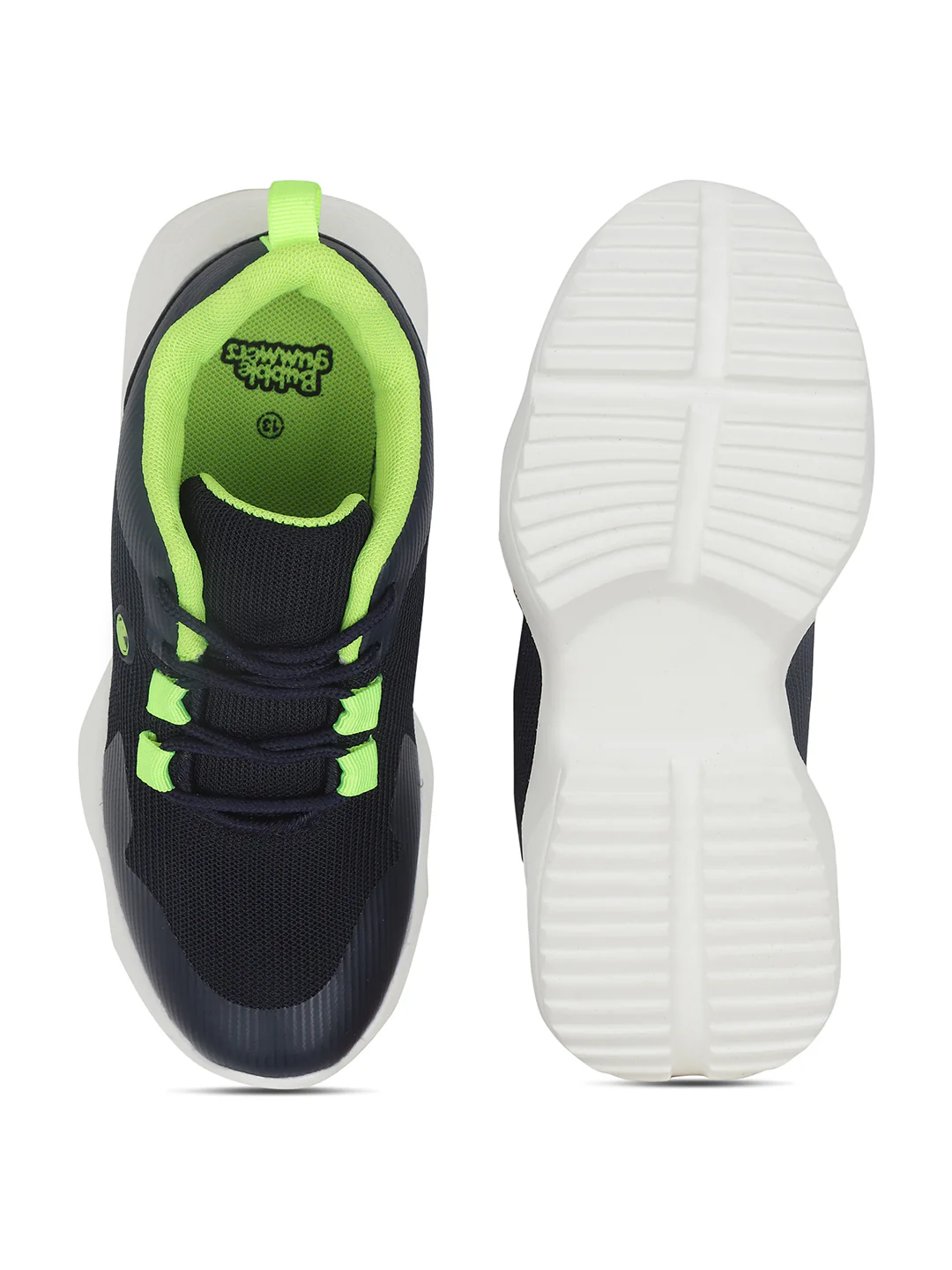 Bubblegummers Boy's Navy Blue Casual Lace-up Shoes - Image 4