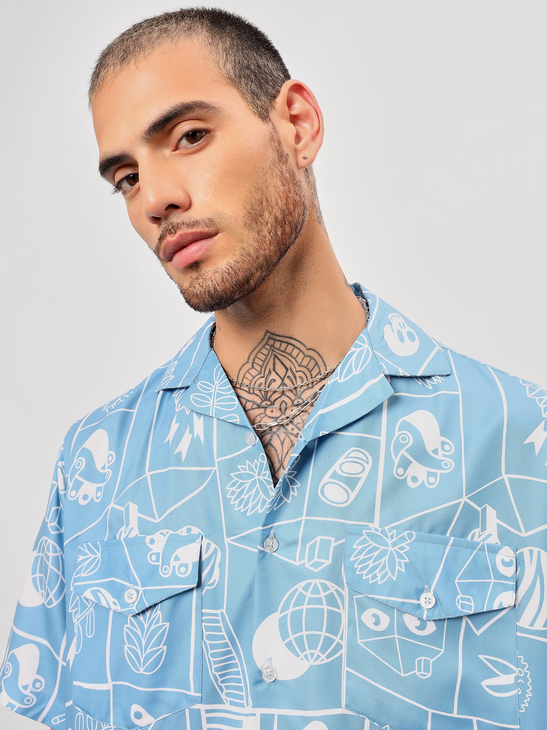 Doodle Hawaiian Shirt - Image 5