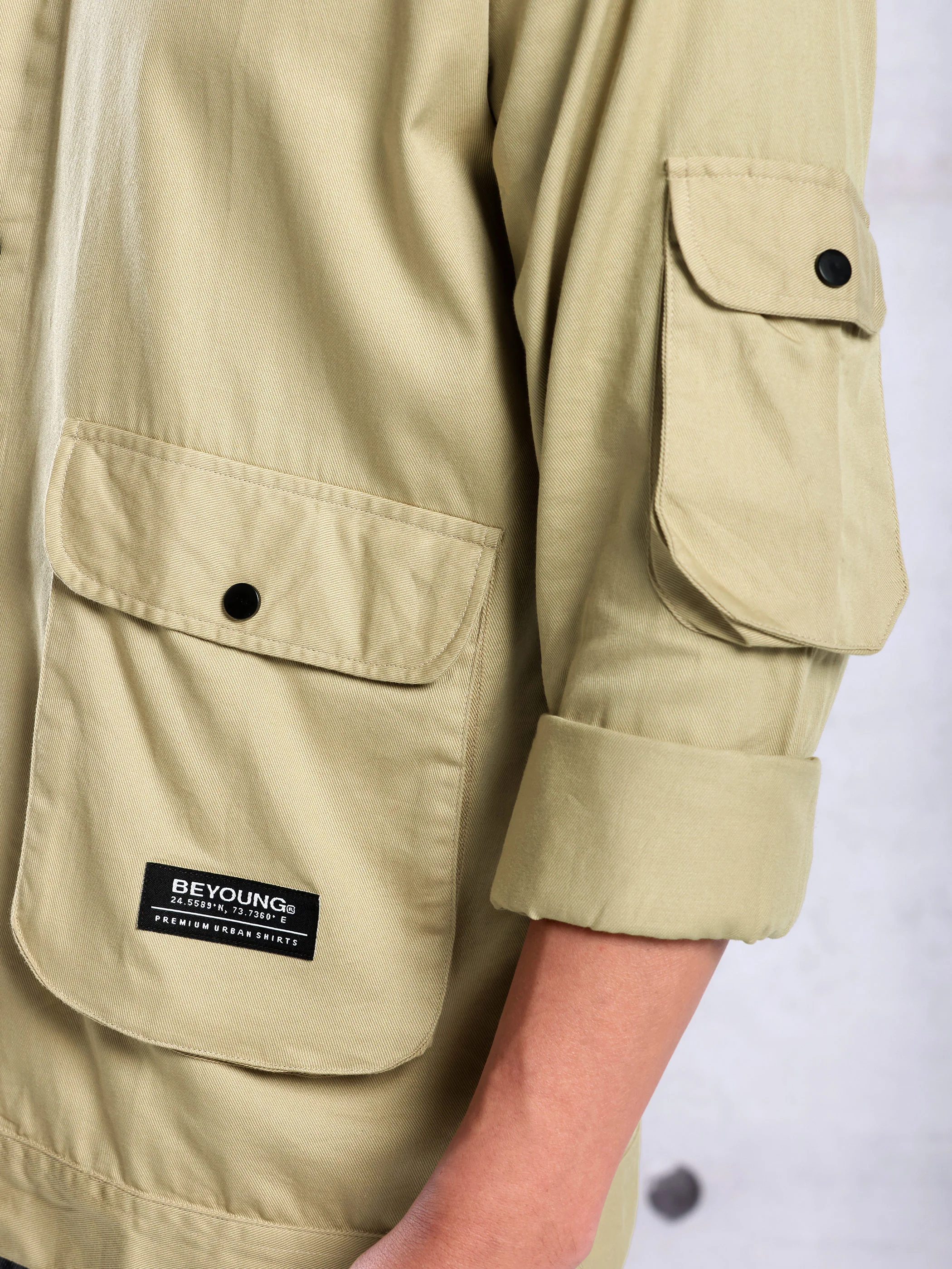 Utility Pockets Shirt for Men - Image 17