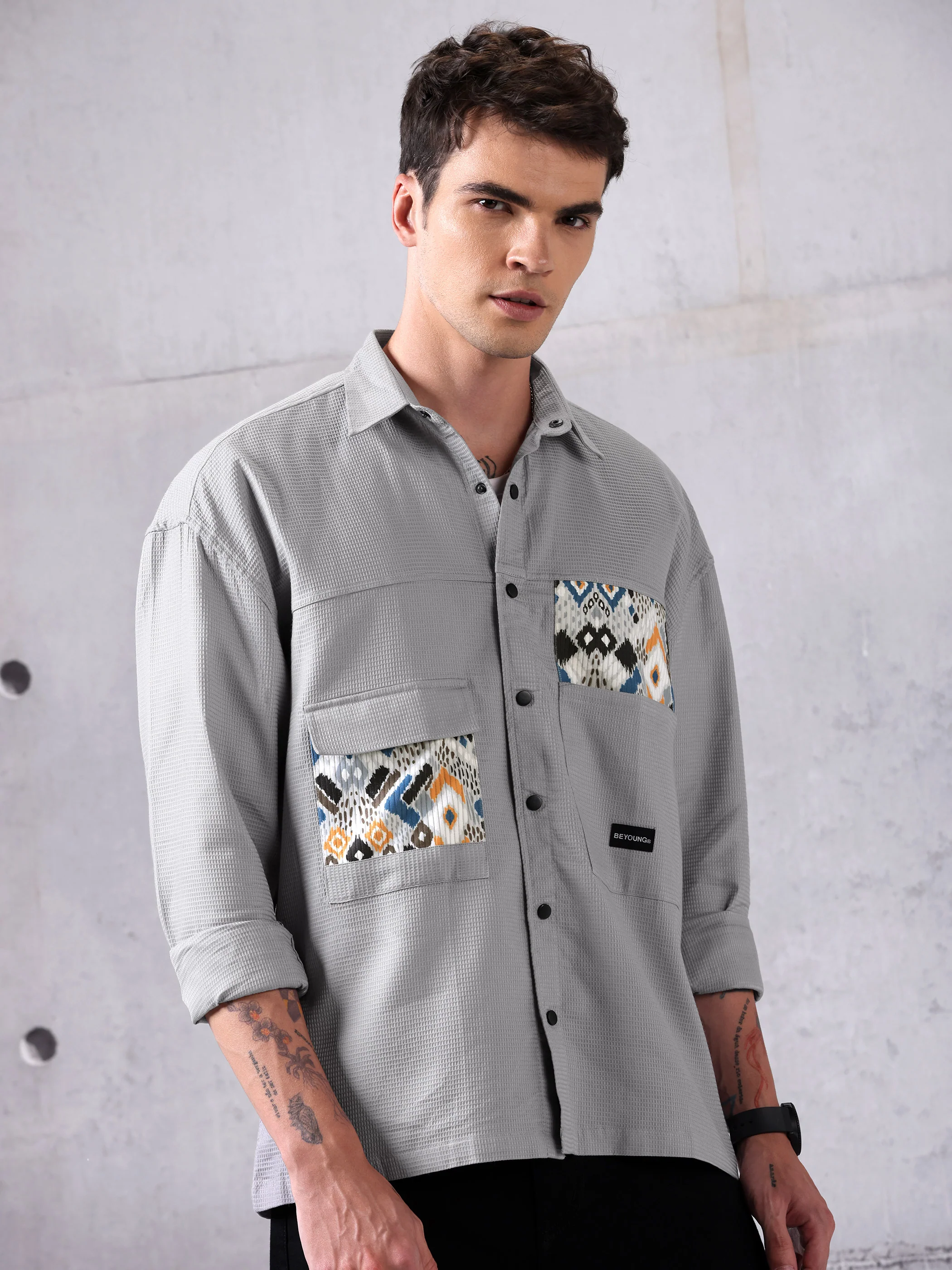 Waffle Shirt for Men - Image 3