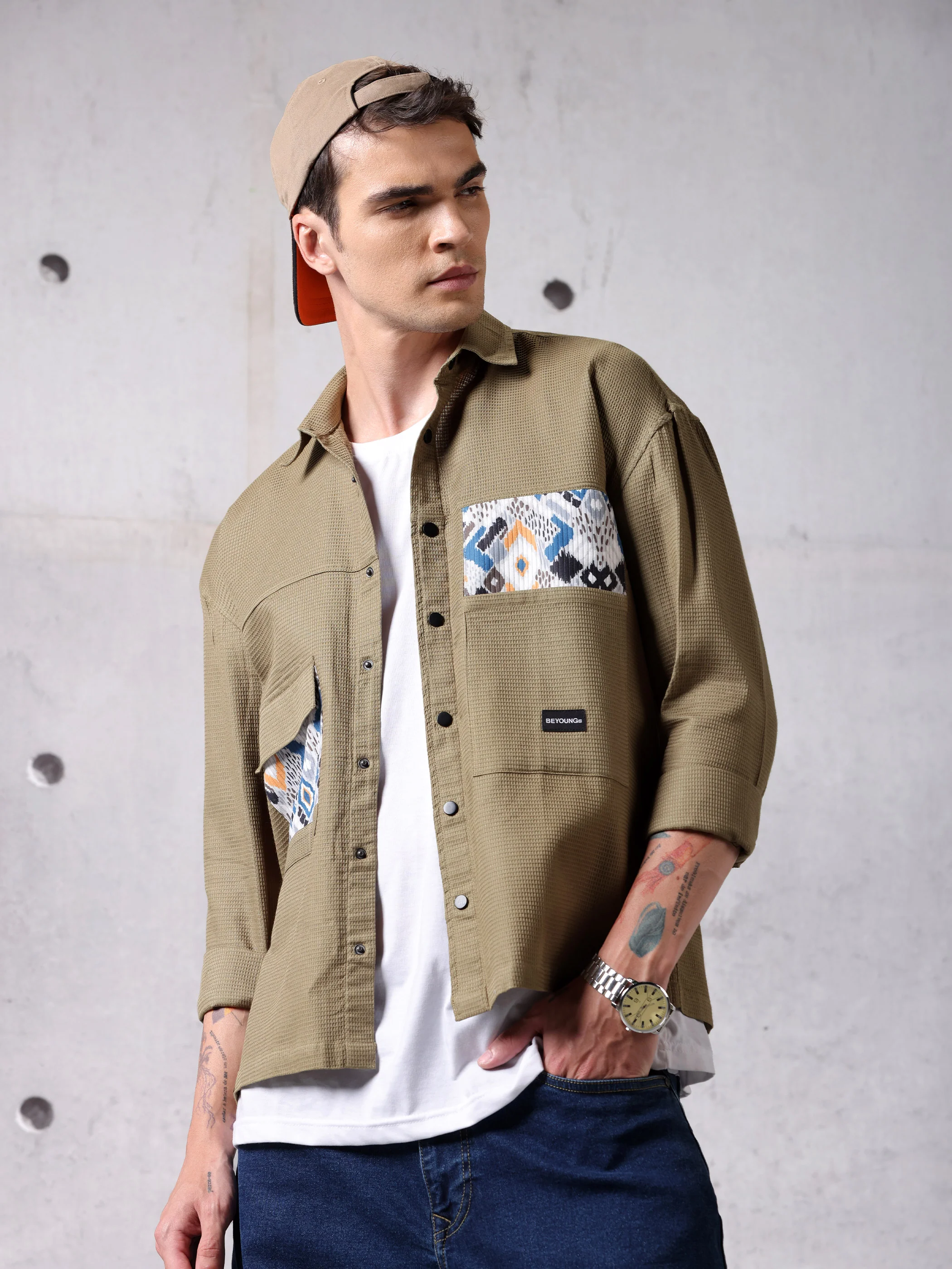 Waffle Shirt for Men - Image 5