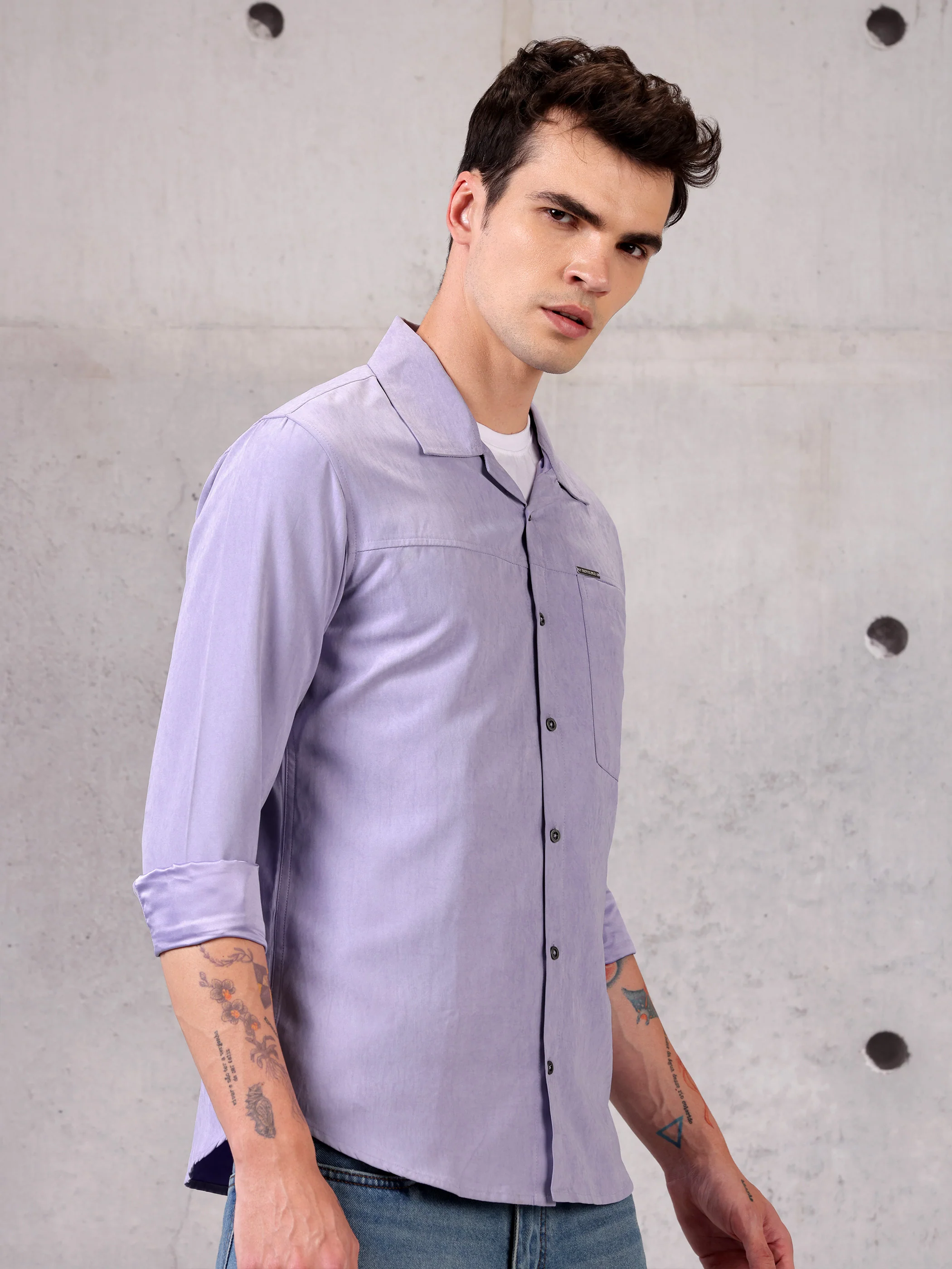 Solid Suede Shirt - Image 12