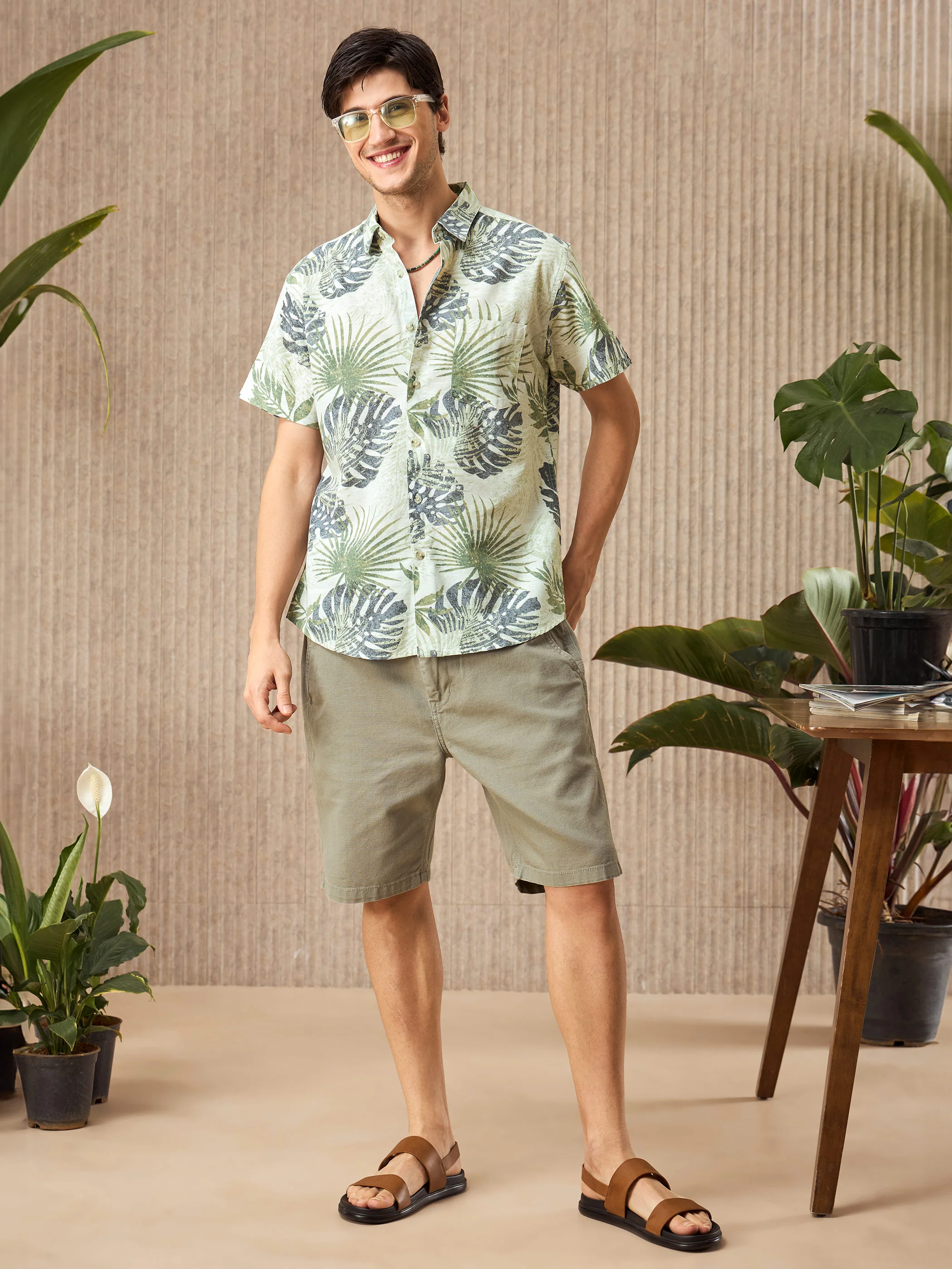 Floral Printed Shirt For Men - Image 8