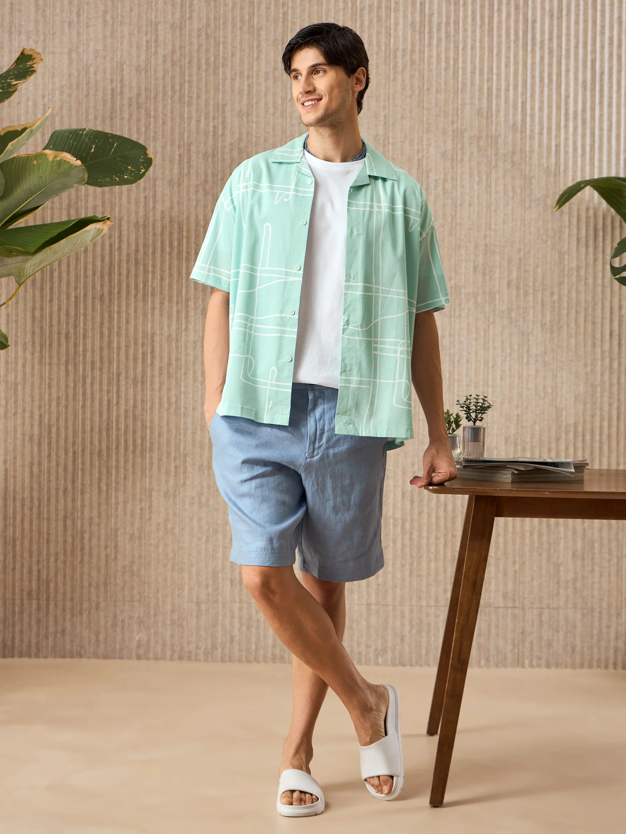 Half Sleeves Printed Shirts For Men - Image 8