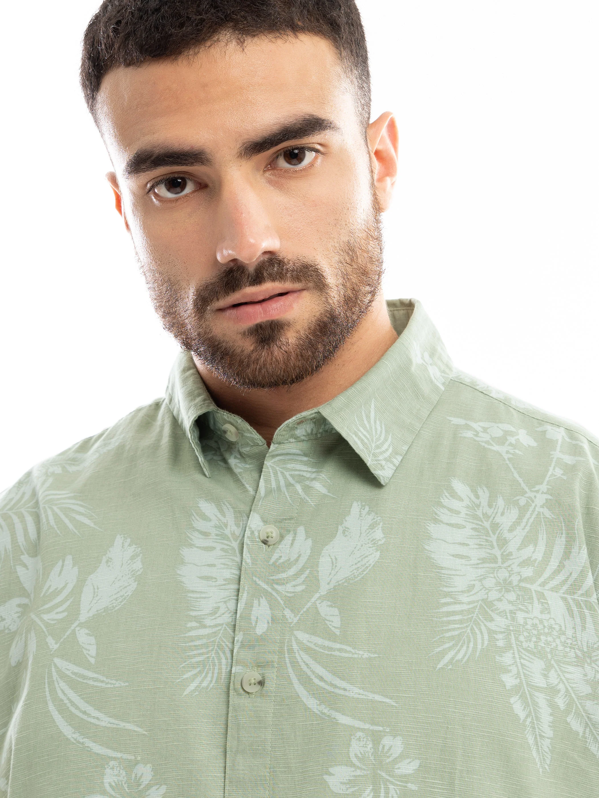 Floral Printed Shirt For Men - Image 14