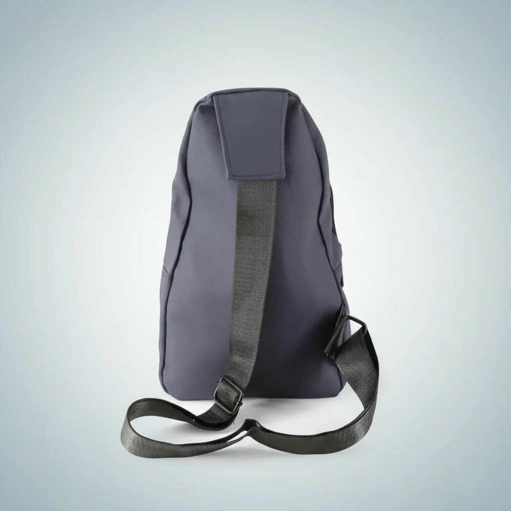 Camouflage Pattern Messenger Bag for Men - Navy Blue - Image 2