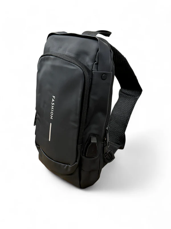 Buddy Cares Unisex Sling Bag, Black, Crossbody Chest Bag for Travel and Daily Use - Image 6