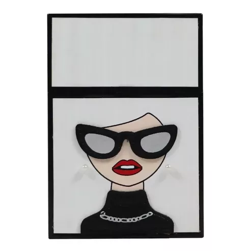 Chic Box Clutch with Fashion Diva Design – Stylish Pearl Strap Sling Bag - Image 3