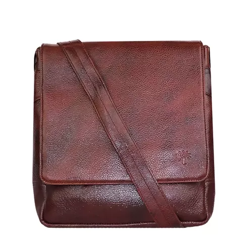 Classic Brown Messenger Bag – Stylish & Functional leather Sling Bag - Image 8