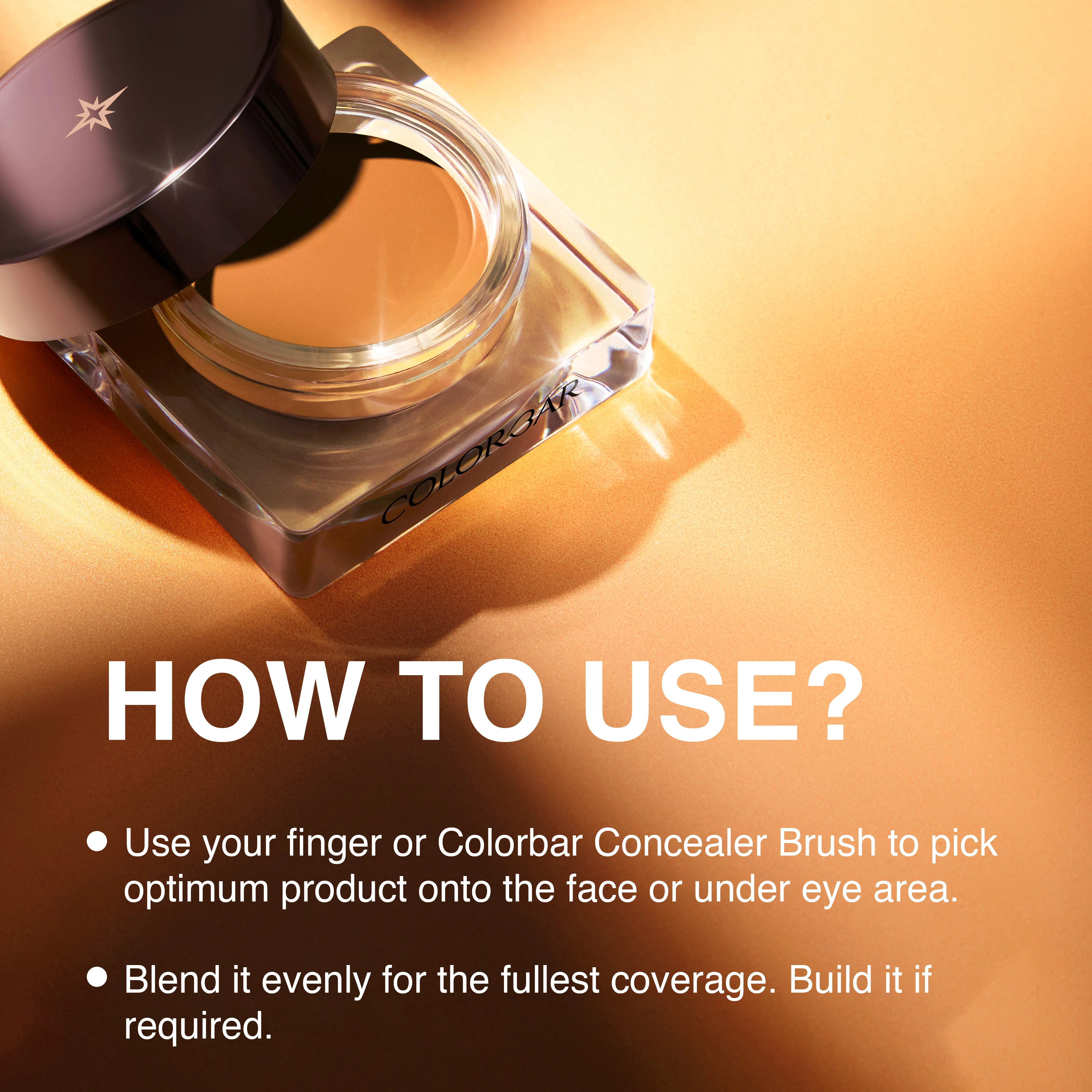Colorbar 24Hrs Wear Concealer Pot- CC 1.2 - Image 5