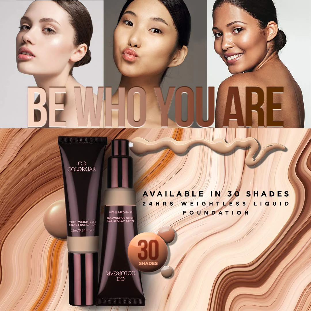 Colorbar 24Hrs Weightless Liquid Foundation - FW 4.3 - Image 5