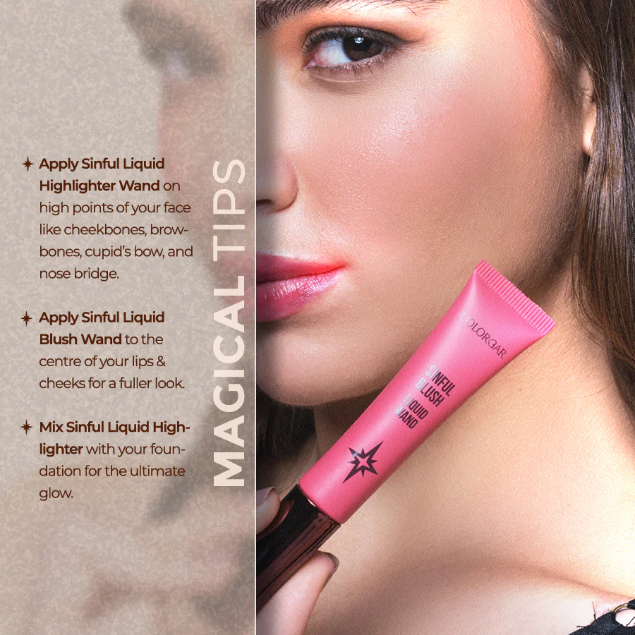 Colorbar Sinful Blush Liquid Wand - Provoc 2 - Image 4