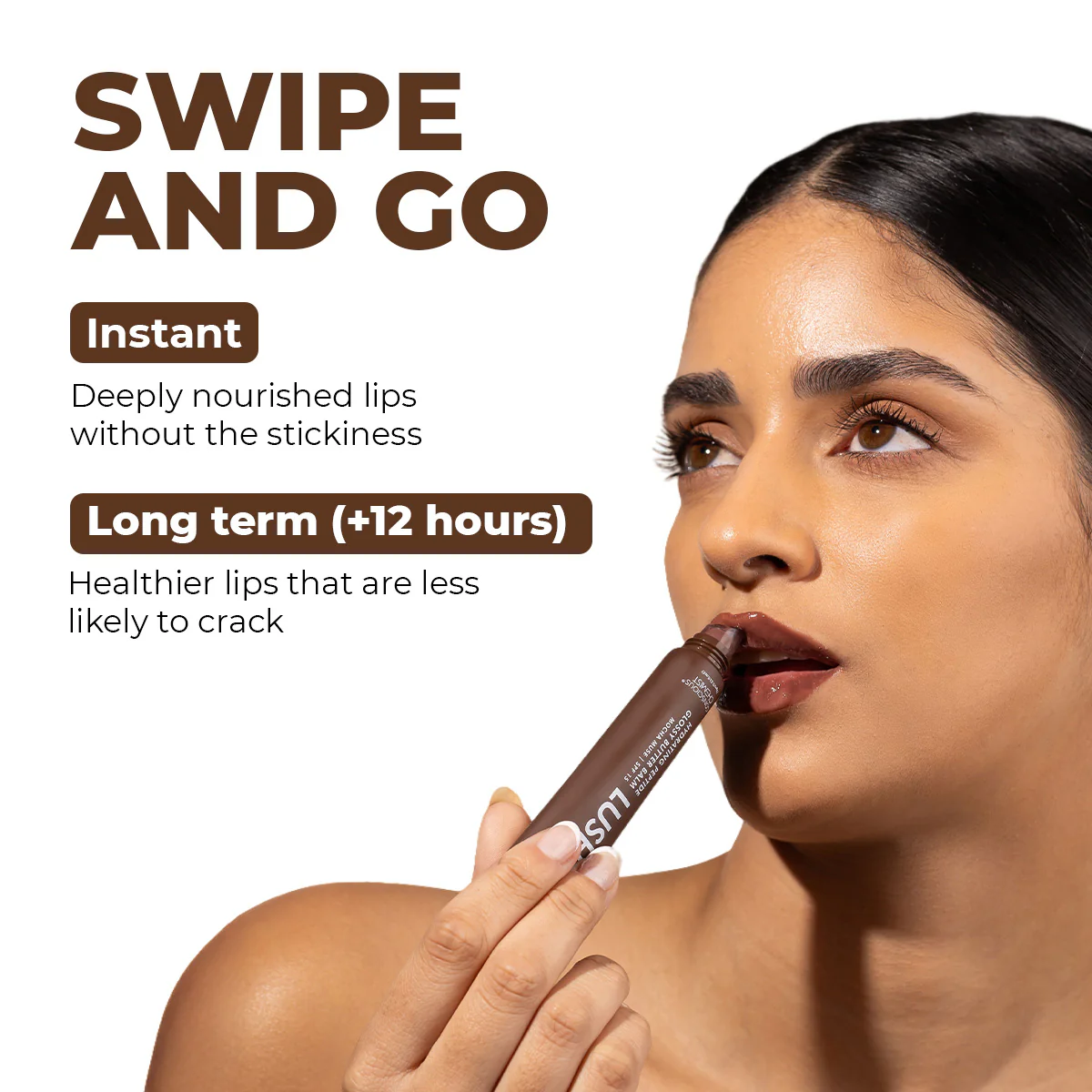 Conscious Chemist Peptide Lip Balm SPF15 | Nourishing Lip Treatment | Mocha Muse (Pack of 1, 15 g) - Image 4