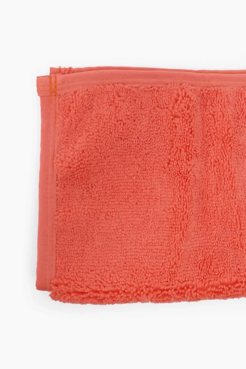 Microfiber Face Towel, 2 Pcs (Copper Smith) - 30 x 30 Cm (Orange) - Image 3