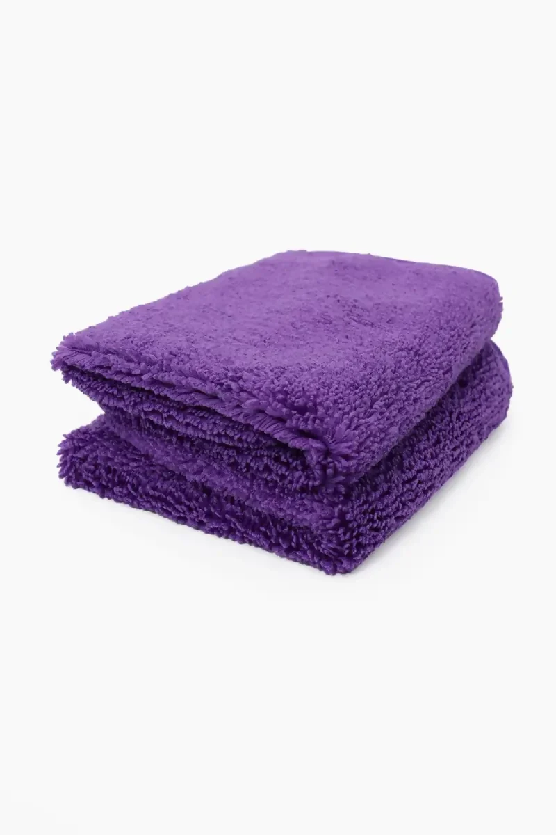 Microfiber Face Towel - Copper Smith, 2 Pcs - 30 x 30 Cm (Purple)