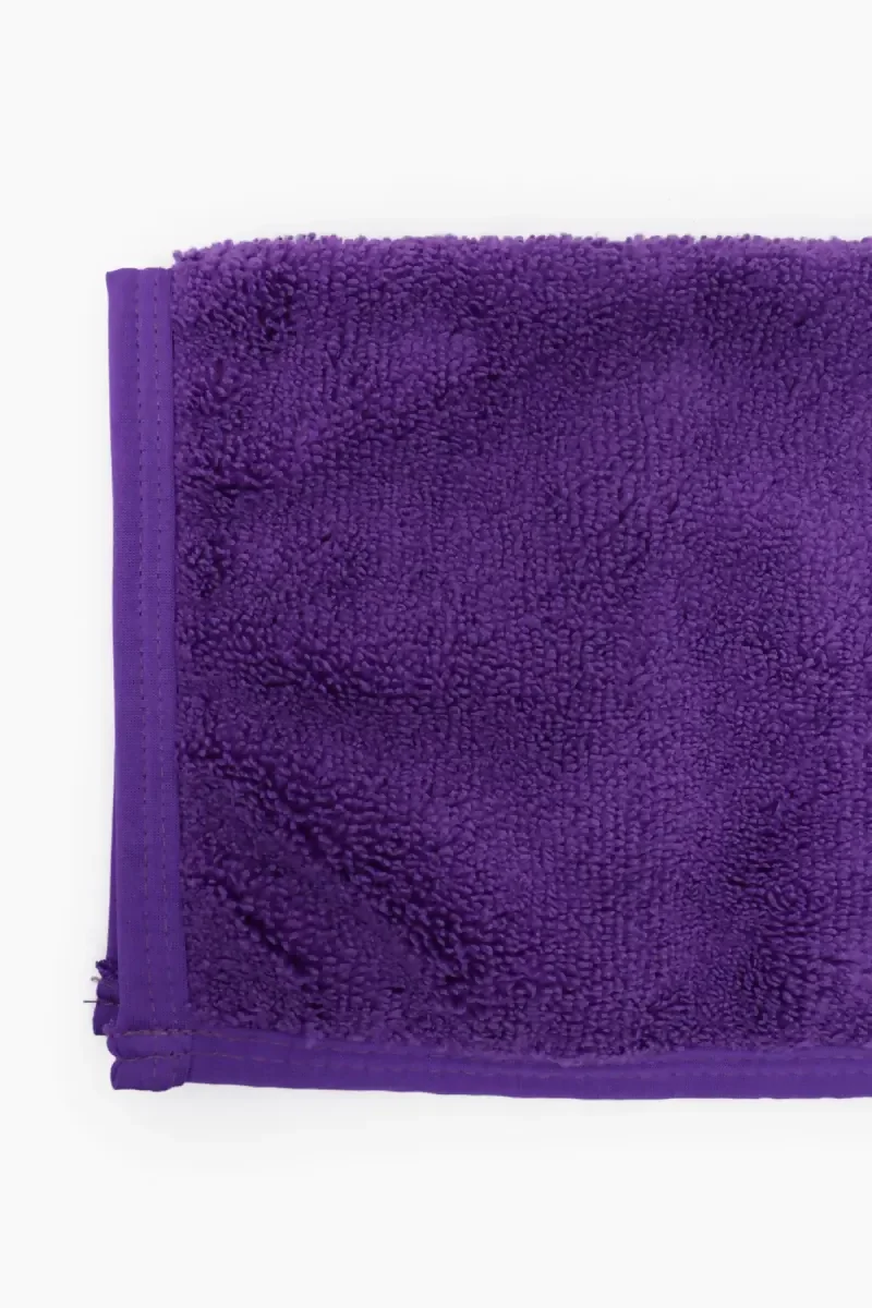 Microfiber Face Towel - Copper Smith, 2 Pcs - 30 x 30 Cm (Purple) - Image 2