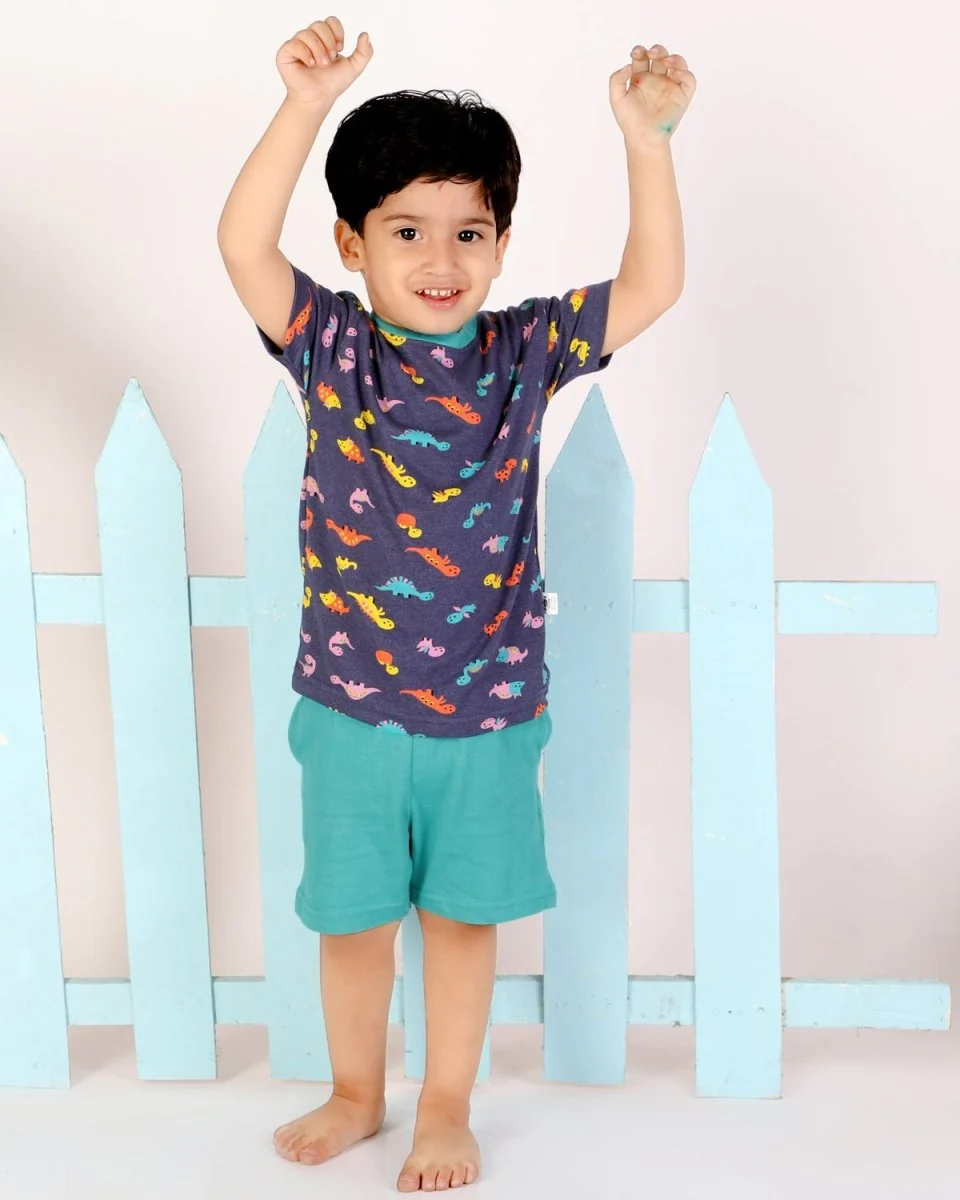 Dino Squad Boys Casual Set - Image 2