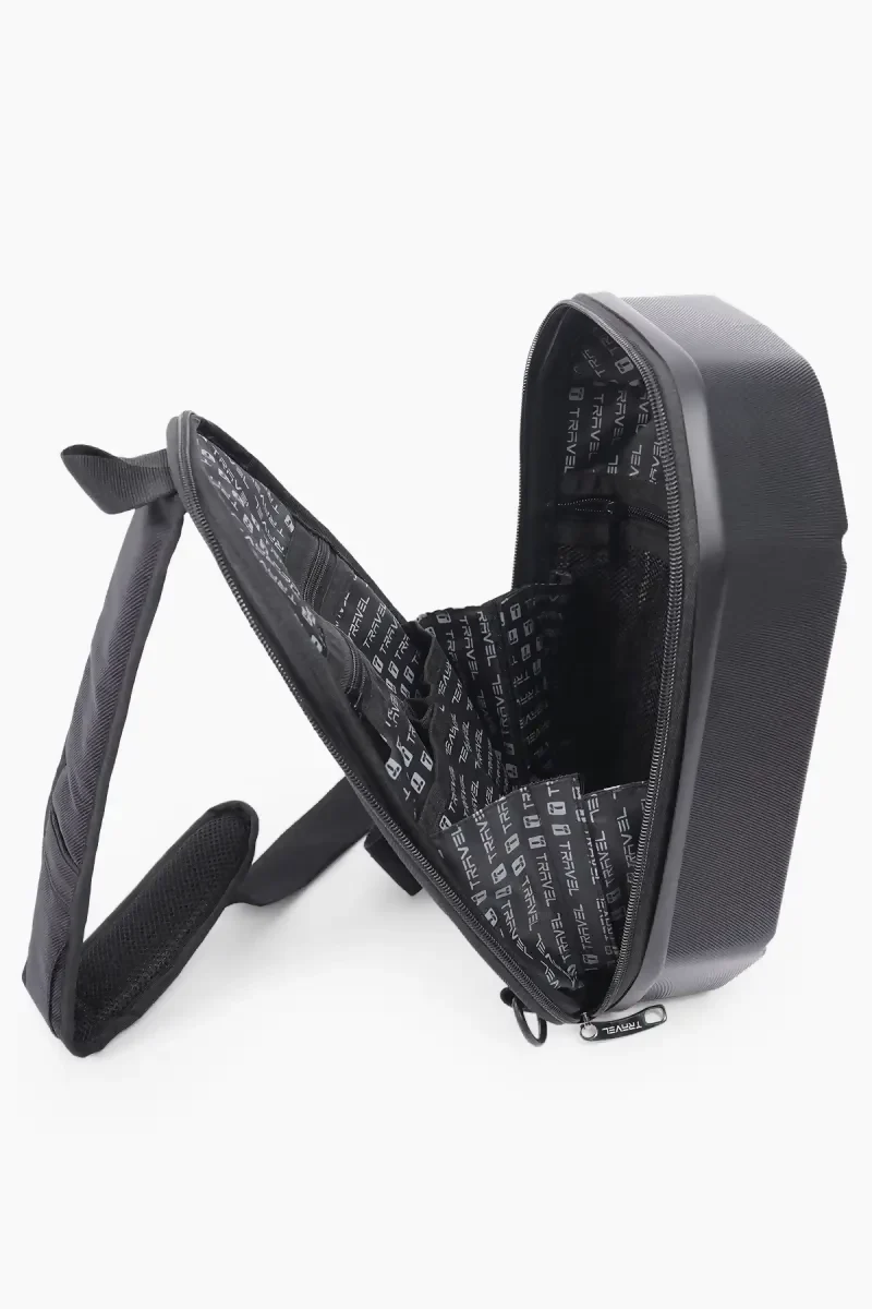 Elite ABS Hard Shell Backpack for Unisex( Black ) - Image 7