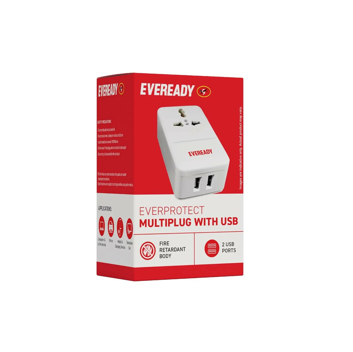 Eveready Multiplug with USB - Image 3