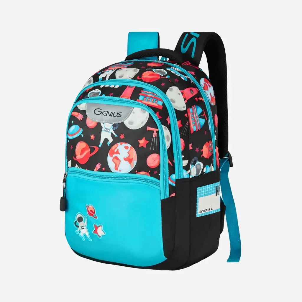 Genius by Safari Comet Black 27L Student Backpack - Image 2